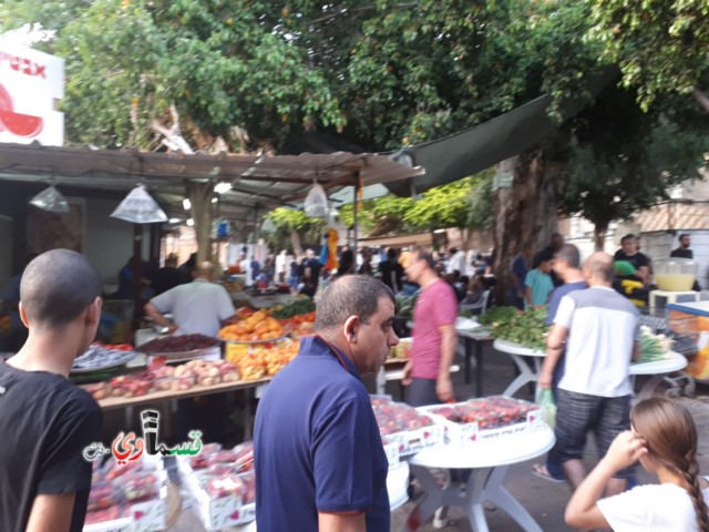 اجواء اليوم التاسع من رمضان في سوق رمضان التراثي .. والعديد من الوفود من الوسط اليهودي تتوافد على سوق كفرقاسم
